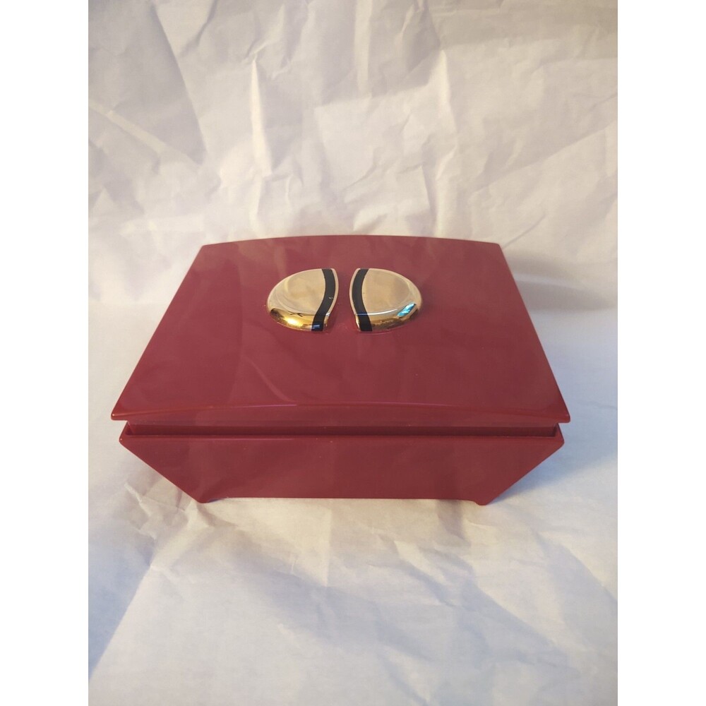 Vintage 80s GUERLAIN Samsara Perfume Presentation Case Vanity Box Empty